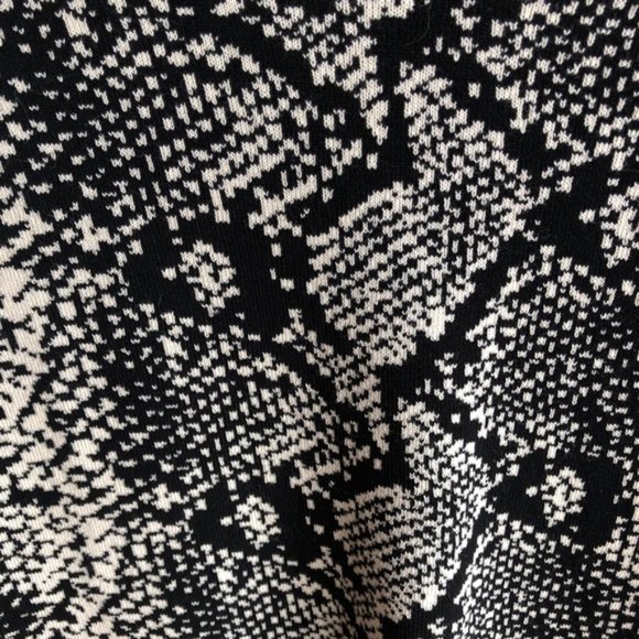 Nanette Lepore Sweater Dress Medium Snake Animal Print Neutral - Picture 6 of 14